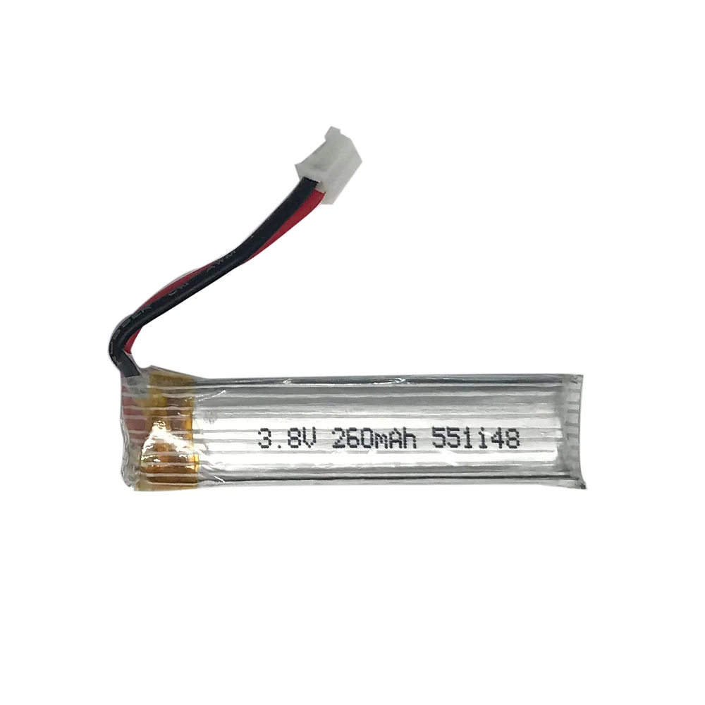 5 шт./лот 3 8 В 260 мАч 45C/90C 1S Lipo батарея для US65 UK65 QX65 UR65 Mobula7 Drone RC Quadcopter PH2.0 Plug V|Детали и