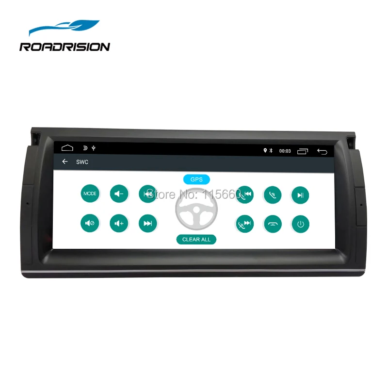 Автомобильный GPS навигатор RoadRision 10 25 дюйма Android 6 0 для BMW E39/X5/M5/E38/E53 с Bluetooth RDS радио