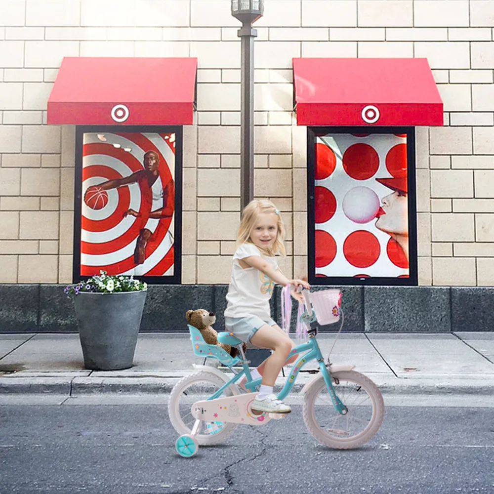 Kid's bike Steel Frame Children Bicycle Little Princess Style 14-16 Inch with Training Wheel | Спорт и развлечения