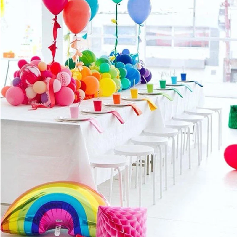 FUNNYBUNNY Rainbow Helium фольга воздушный шар ребенок Душ дети день рождения вечерние