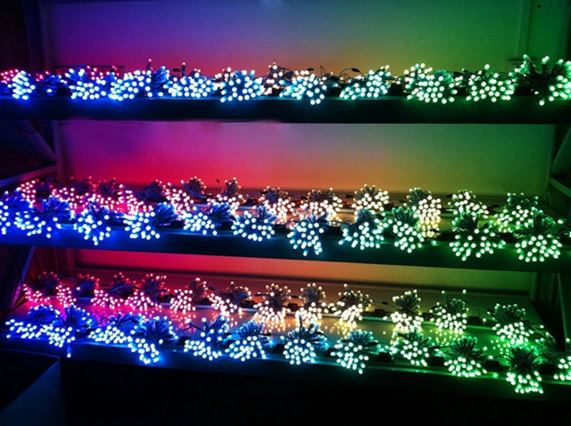 1000 шт./лот Полный Цвет DC5V 12 мм WS2811 IC RGB светодиодный модуль провод