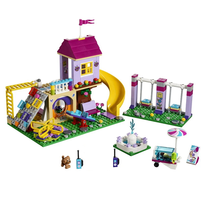 Legoings Замок принцессы Девушки Belle Ариэль Эльза цифры кирпичи девушки друзья дом