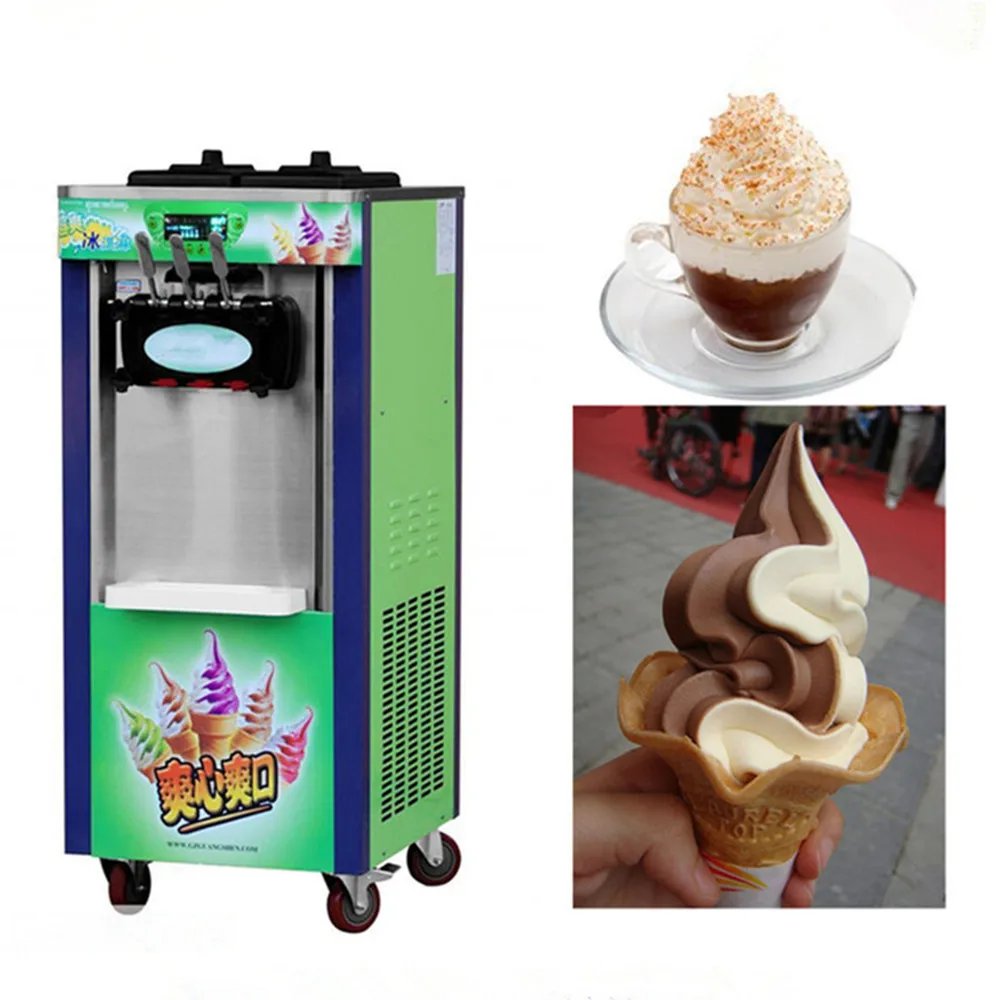 Аппарат для приготовления мороженого 1800 Вт 3 вкуса 220 В|soft ice cream machine|cream machineice machine |