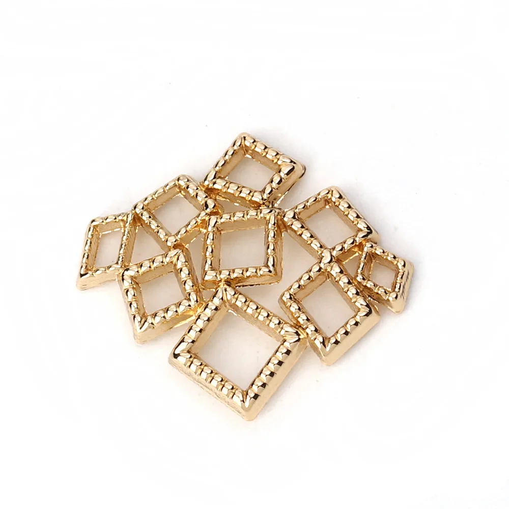 

DoreenBeads, коннекторы на основе сплава цинка, неравномерная проверка сетки золотого цвета, аксессуары для ювелирных изделий, 20 мм (6/8 дюйма) x 17 м...