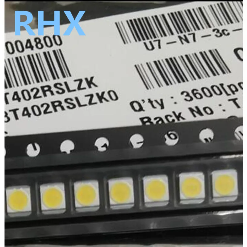 250 шт./лот 3528/2835 3V 280MA 1W Cold светодиоды белого свечения для ремонта подсветки