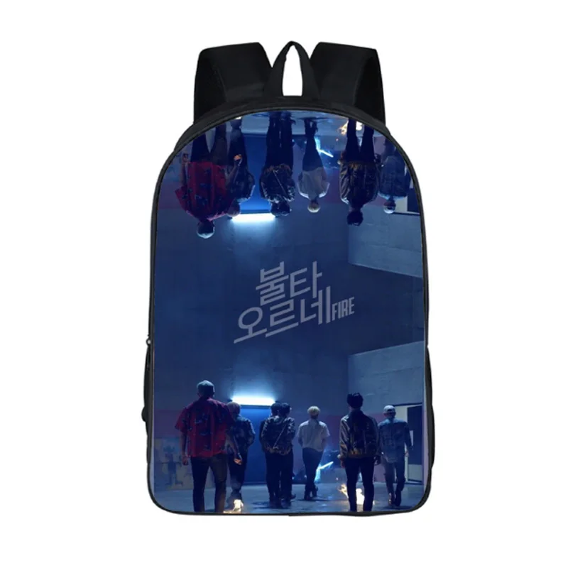 Новый рюкзак kpop bangtanboys для школьниц школьные сумки rugzak черный большой mochila escolar