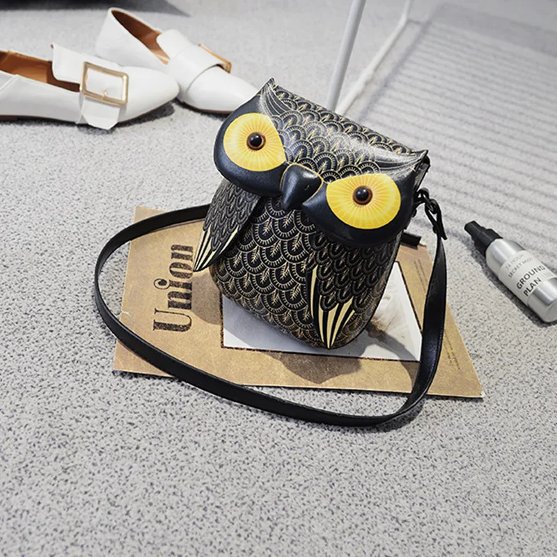 

2018 New Cute Owl Shoulder Bag Purse Handbag Women Messenger Bags For Summer Girls Cartoon With Crossbody Phone Bag Owl Bags