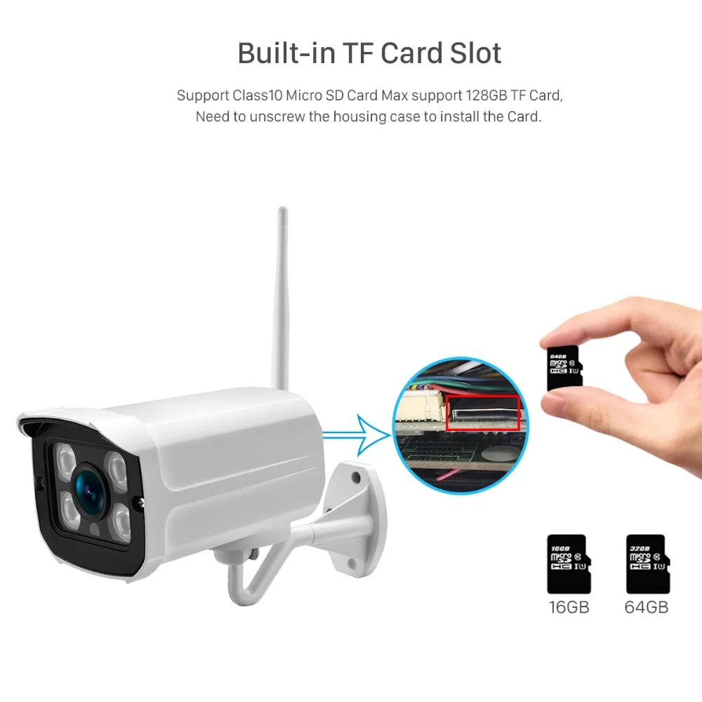 HD 1080P Yoosee IP Wifi камера 1080P 960P 720P ONVIF Беспроводная Проводная P2P 2MP CCTV цилиндрическая наружная камера с 128 ГБ слот для sd-карты