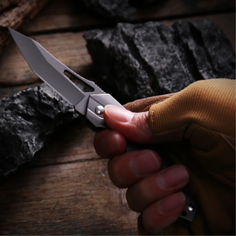 Karambit нож для выживания Мини Портативный ключ Edc из нержавеющей стали складной походный тактический складной карманный нож для охоты на открытом воздухе