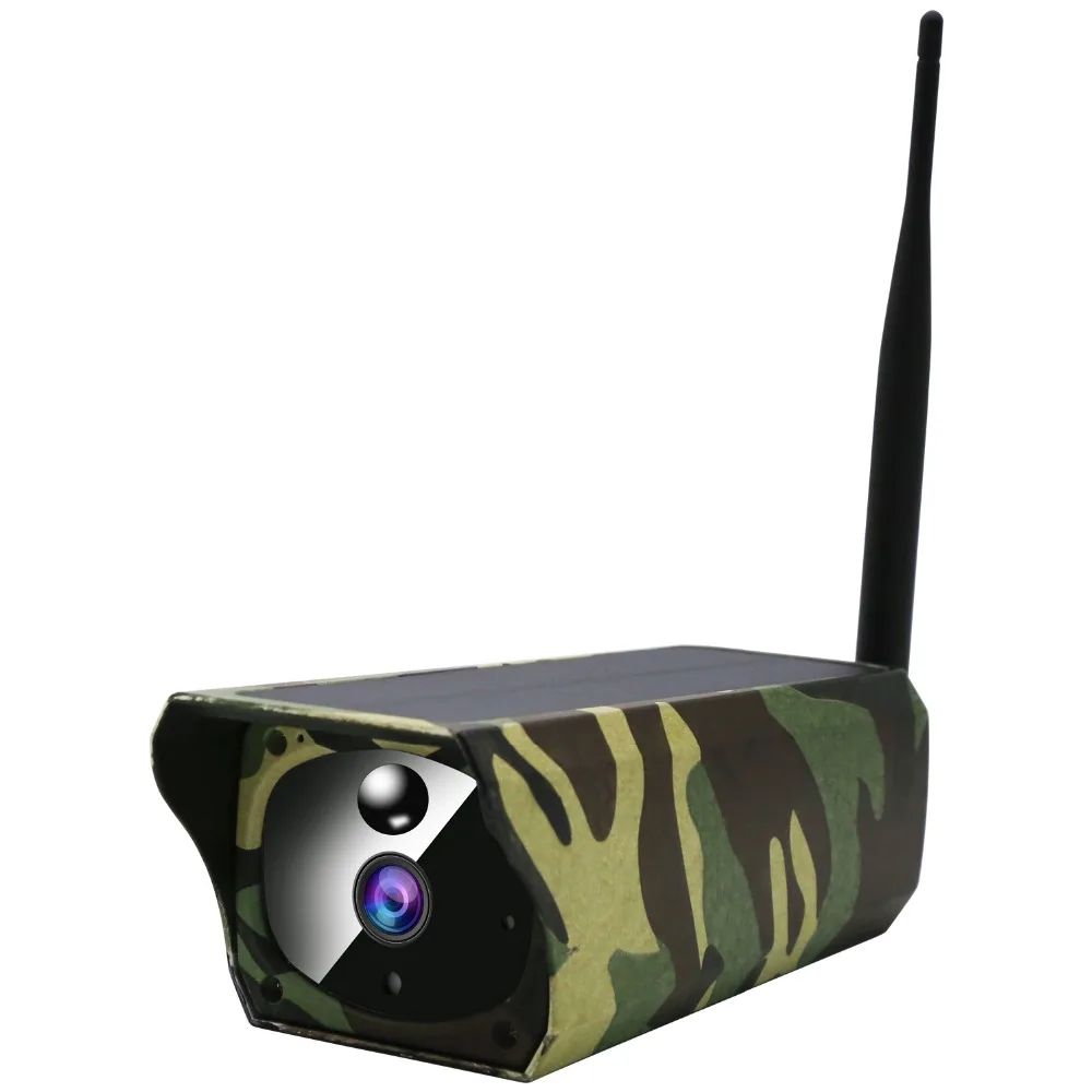 1080P ip-камера на солнечной батарейке 2MP беспроводная Wifi камера видеонаблюдения Водонепроницаемая наружная камера ИК ночного видения Солнечная энергия HD