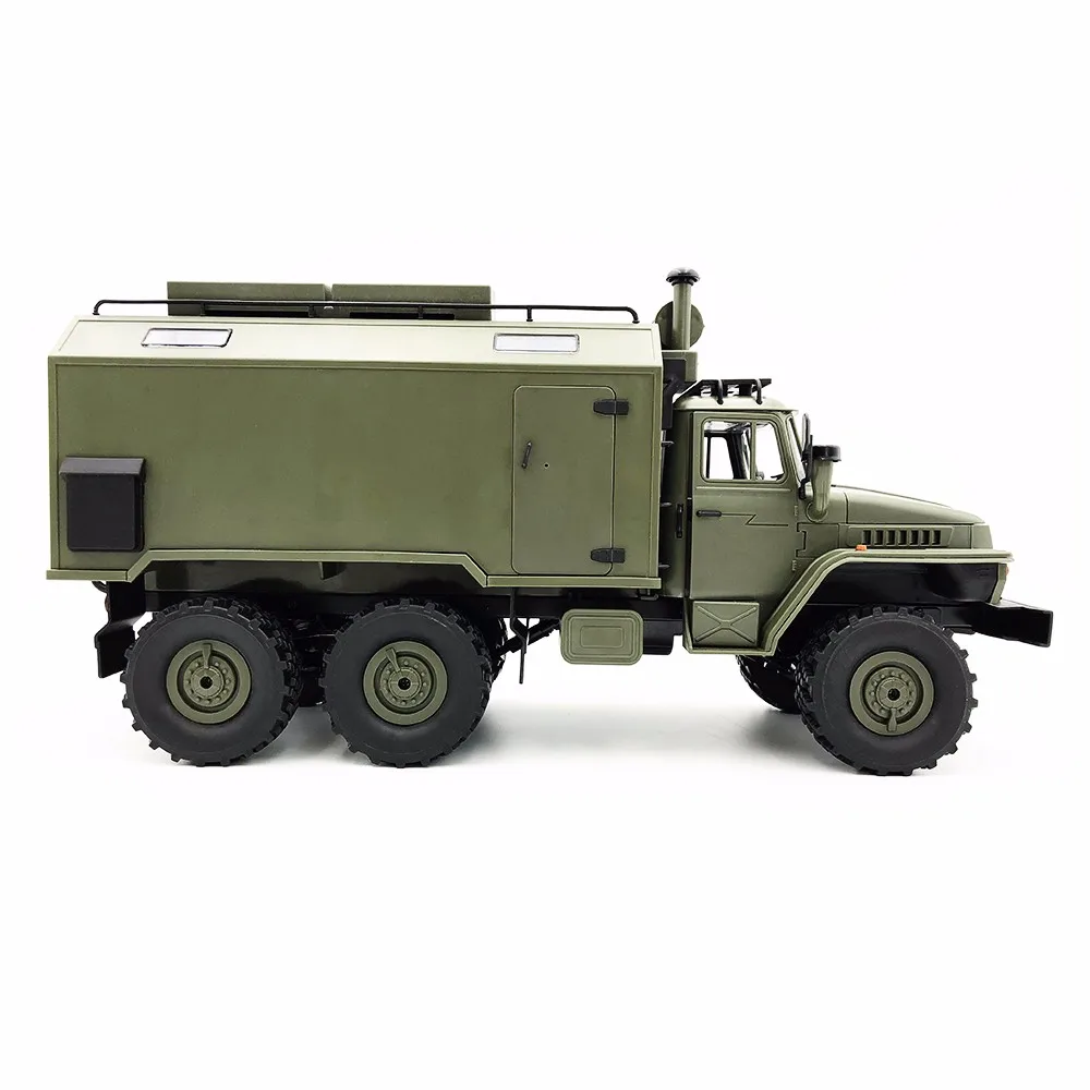 WPL B36 Урал 1/16 2 4G 6WD RC грузовик военный автомобиль Рок Гусеничный командный