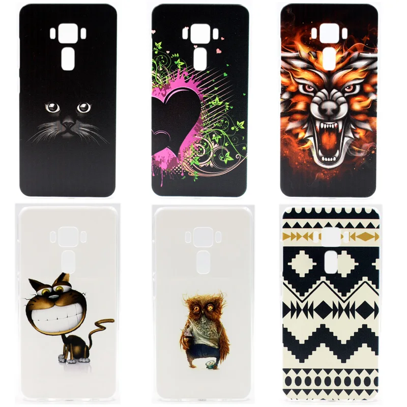 Дело Телефон Обложка для ASUS Zenfone 3 zenfone3 Z012D ZE552KL ZE 552KL 552 ZE552 Мягкие TPU аргументы за
