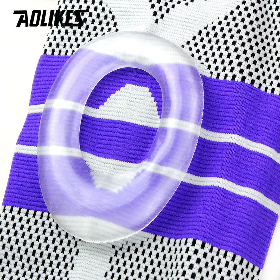 AOLIKES 1 шт. Баскетбол Поддержка силиконовый мягкий наколенники скобка мениска