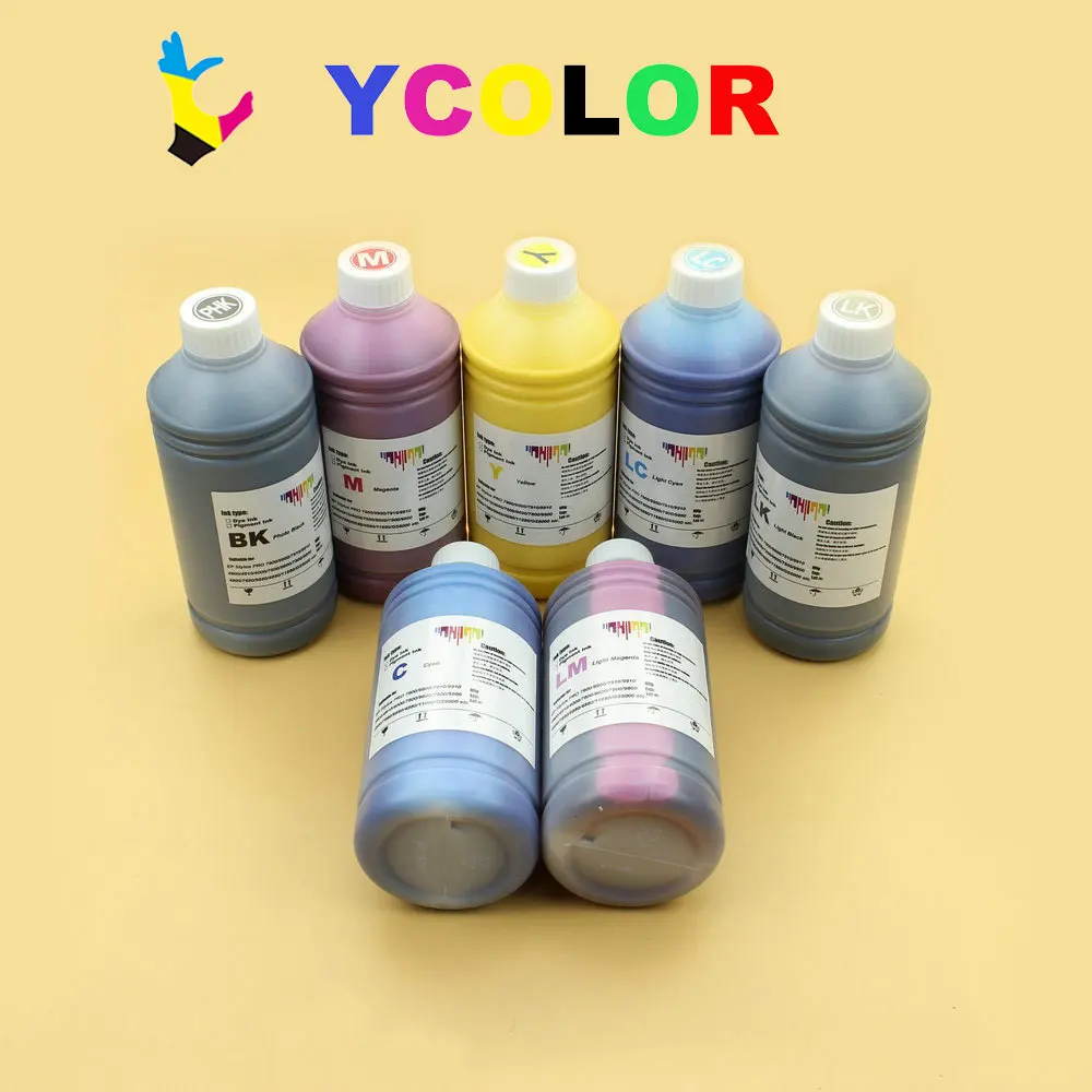 Краситель для принтера Epson Stylus Pro 1000 7600 9600 4800 7800 7880 9800 DX5 4400 мл * 7|Наборы заправки