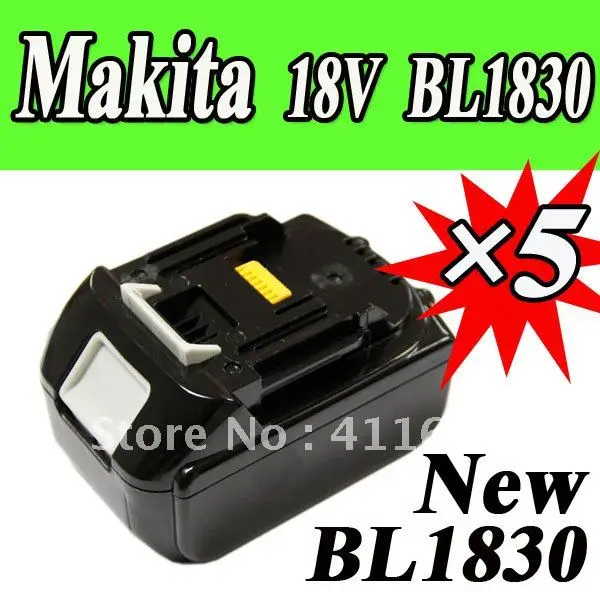 5 х BL1830 Makita 18 В 3.0Ah литиевая батарея для батарея|battery cr2016|battery hp pavilion zd8000batteries connection |