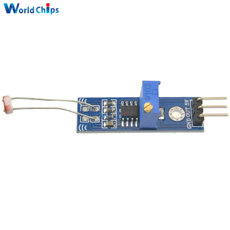 Модуль датчика фоторезистора для Arduino LM393 модуль печатной платы на выходе
