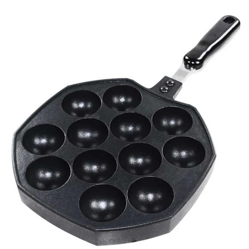 12 полостей алюминиевый сплав Takoyaki Pan устройство для приготовления такояки