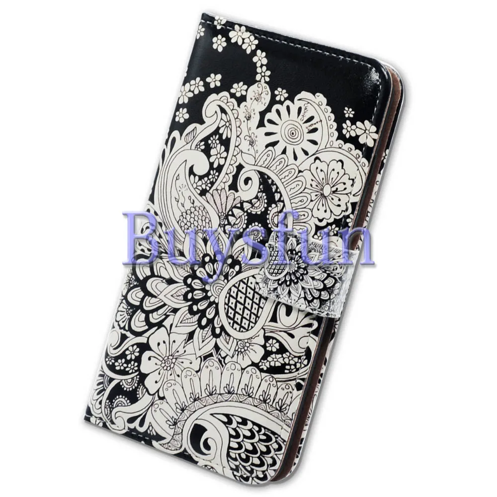 Bcov Белые Цветы Слот Для Карты Бумажник Кожаный Чехол iPhone 5C 100019768 |