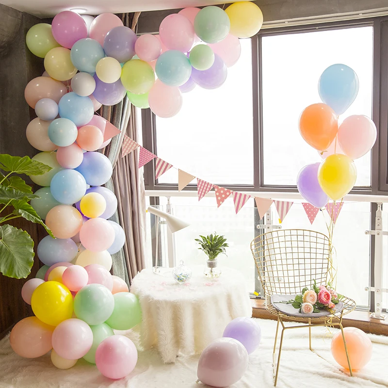 10 дюймов конфеты цветные латексные воздушные шары надувные Babyshower Свадьба День