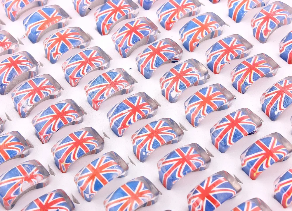 Оптовая продажа 20 шт 2 вида стилей кольца ювелирные изделия смешанные размеры