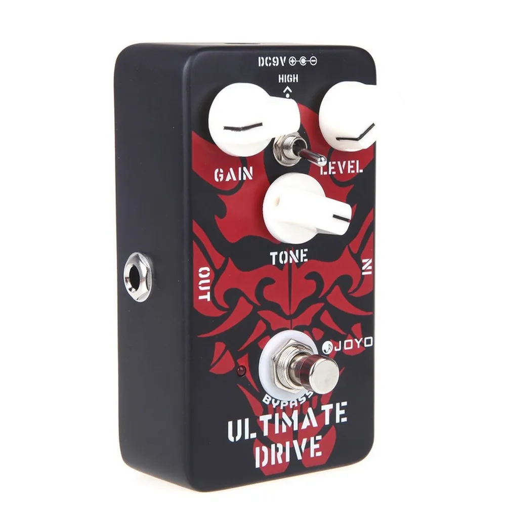 Гитарные эффекты JOYO JF 02 Ultimate Overdrive Pedal с настоящим байпасным проводным