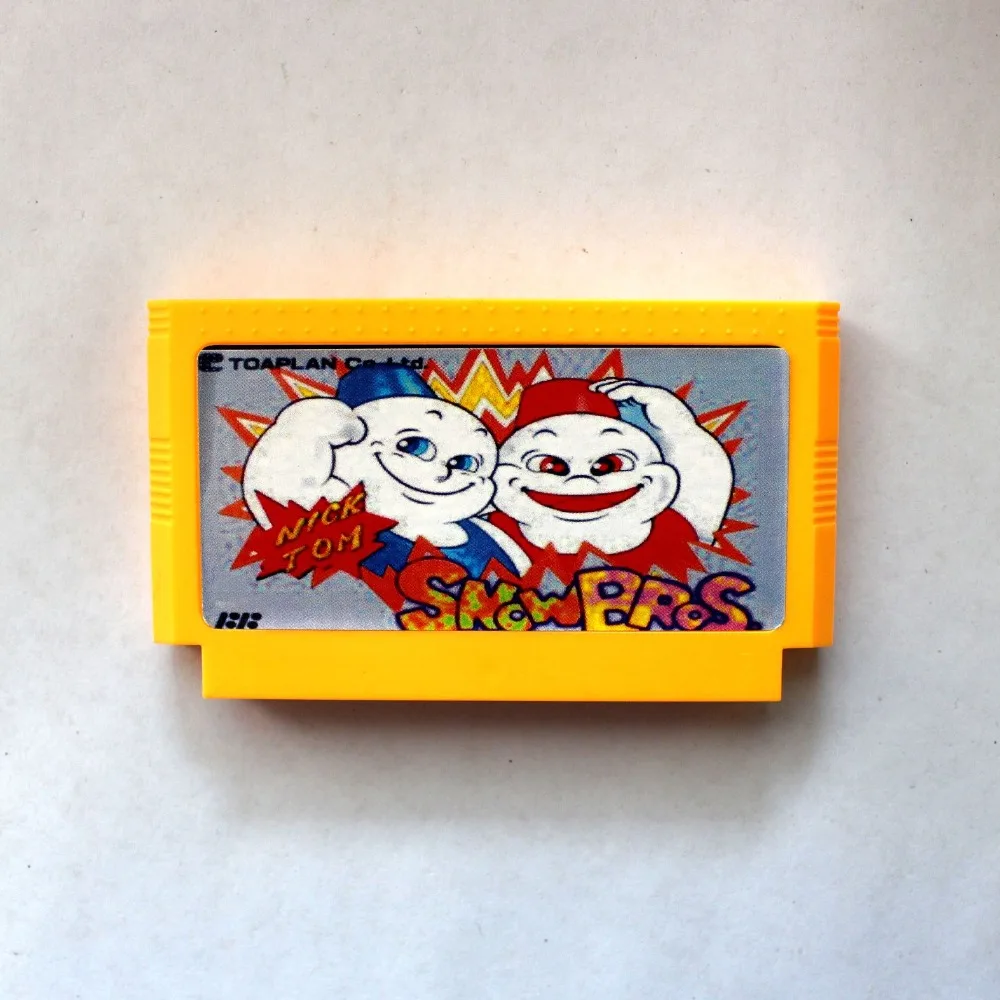 

Nick Tom Snow Bros 60 Pins 8 Bit Game Card