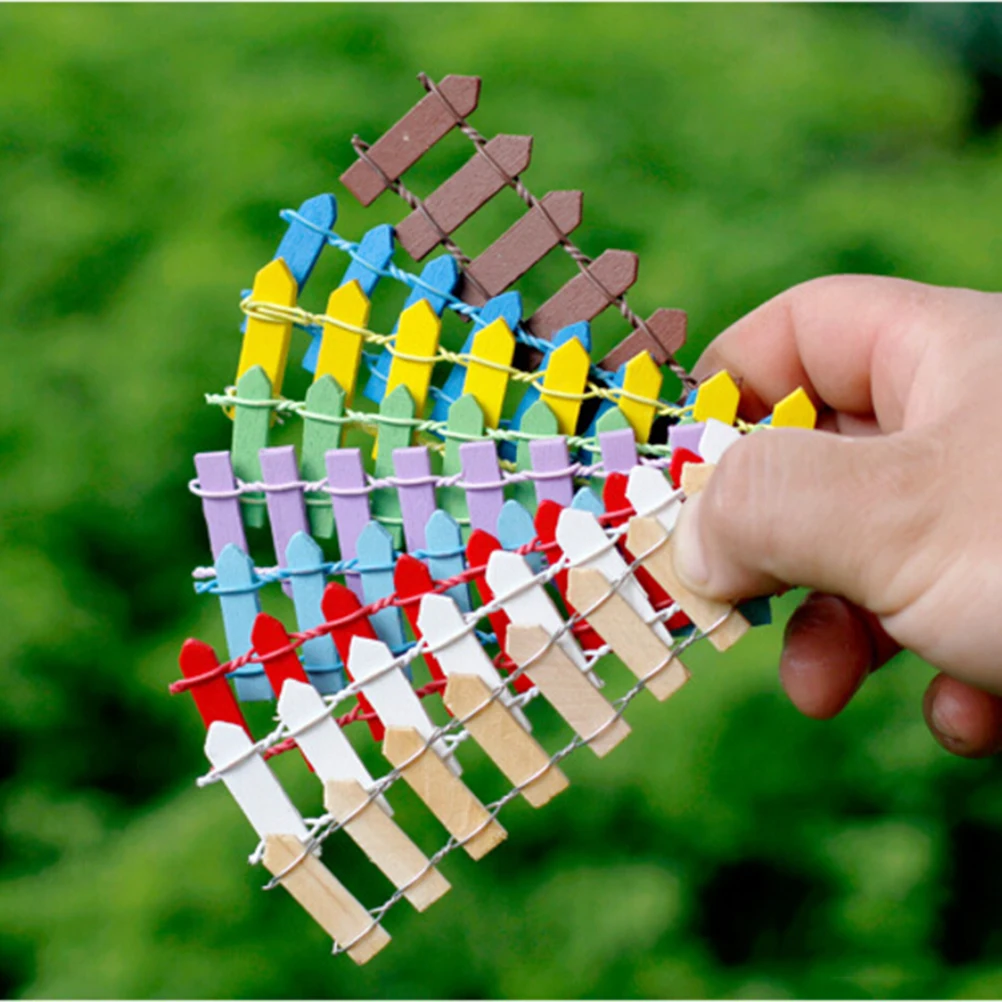 10 цветов kawaii fence miniatures фехтование Сказочный Садовый Гном моховые террариумы