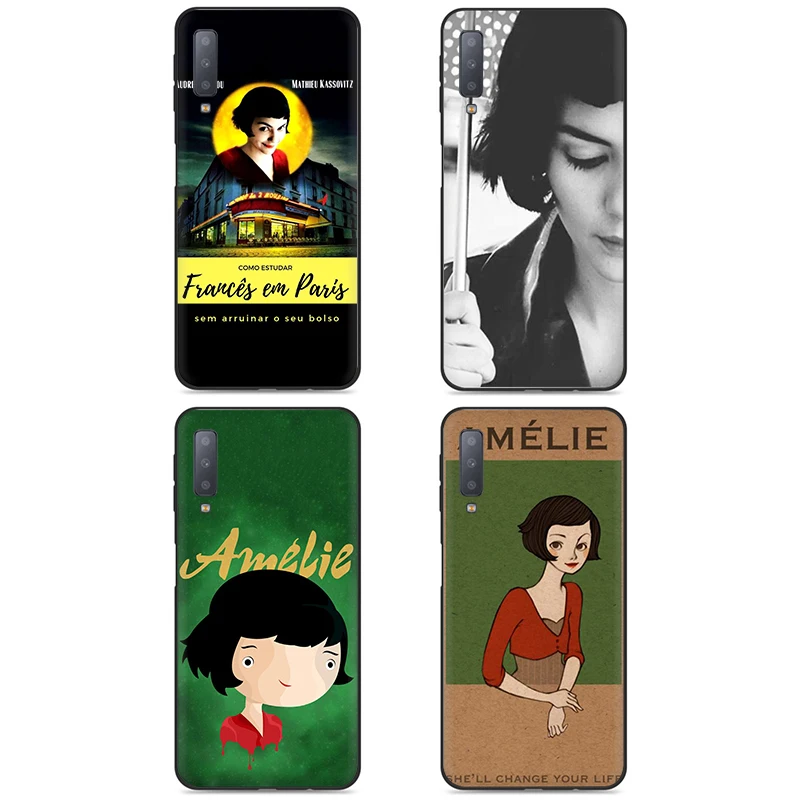 Amelie плакат классические Франция фильм мягкий чехол для мобильного телефона чехол для samsung Galaxy A5 A6 A7 A8 A9 A10S A20S A30S A40S A50S A60 A70 J6