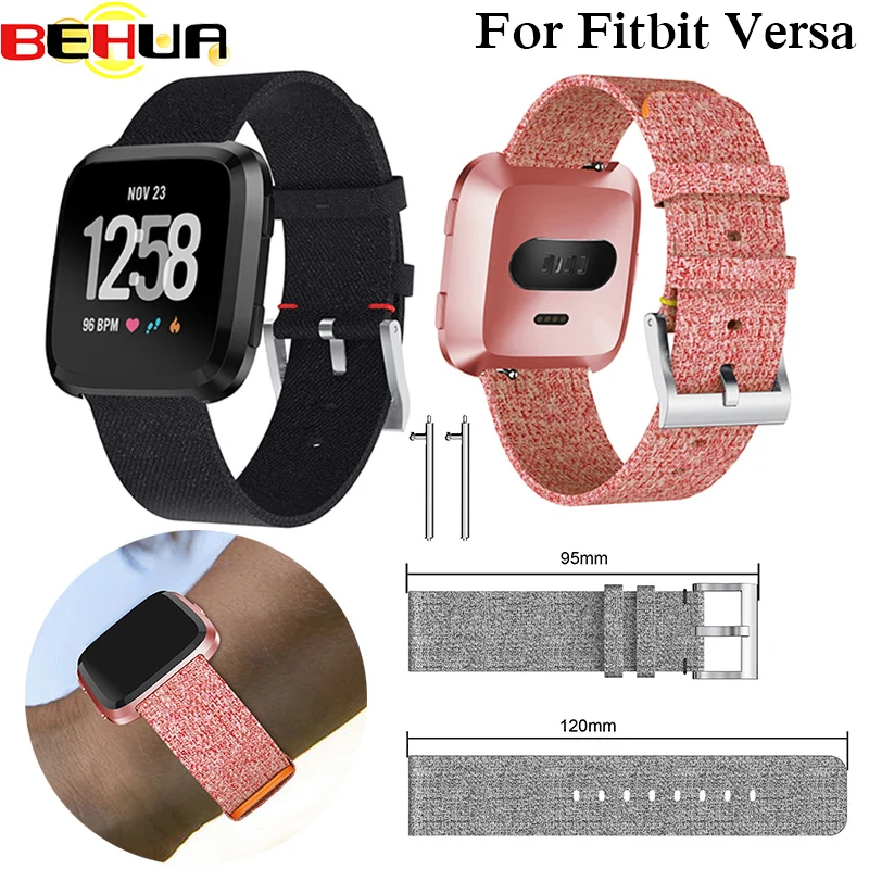Новое поступление для Fitbit Versa наручный ремешок Смарт часы мягкий джинсовый часов