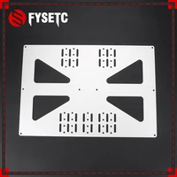 3d printer parts heating platform z axis with sc8uu support aluminum plate for prusa i3 wanhao support plate v3 300 heatbed