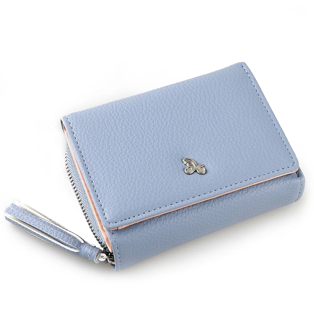 

2018 New Fashion Elegant Small Wallet Female Luxury Brand Famous Designer Women Wallets Concise Tassel Card Holder Women Purse