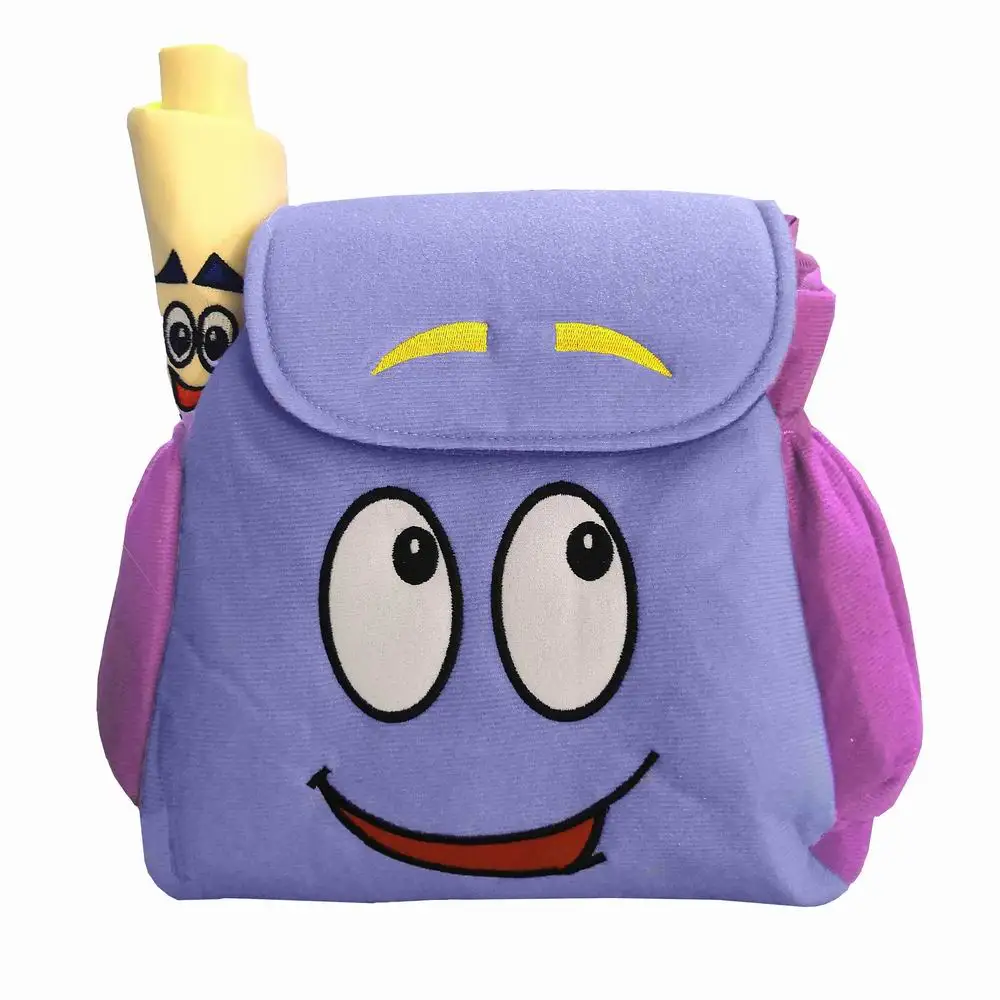 Dora Explorer Backpack Rescue Bag with Map,Pre-Kindergarten Toys Purple Christmas gifts