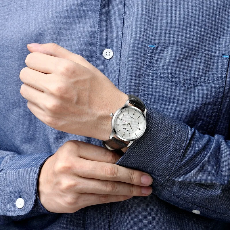 DOM мужские часы Топ Роскошные Мужские кварцевые аналоговые Полный