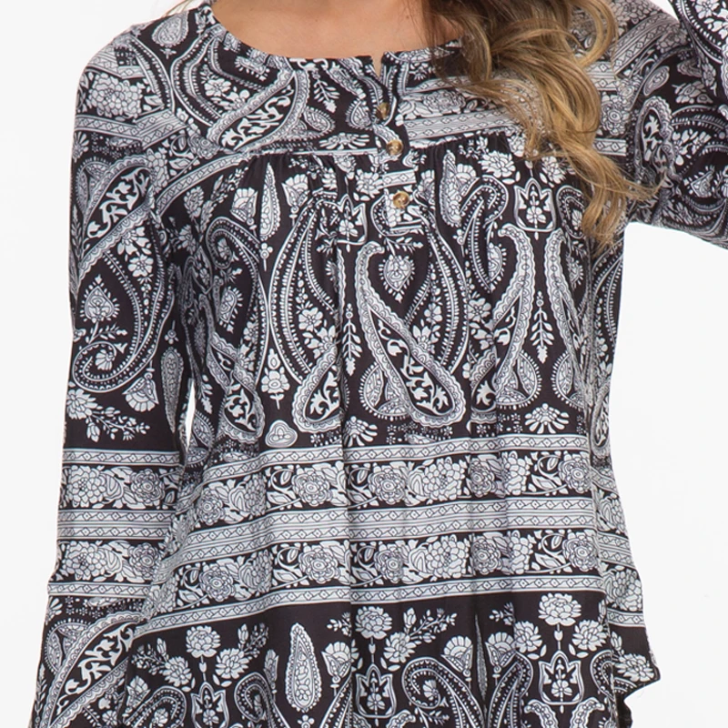 Leo Rosi Новое поступление 2019 весна-лето футболка топы для женщин длинный рукав