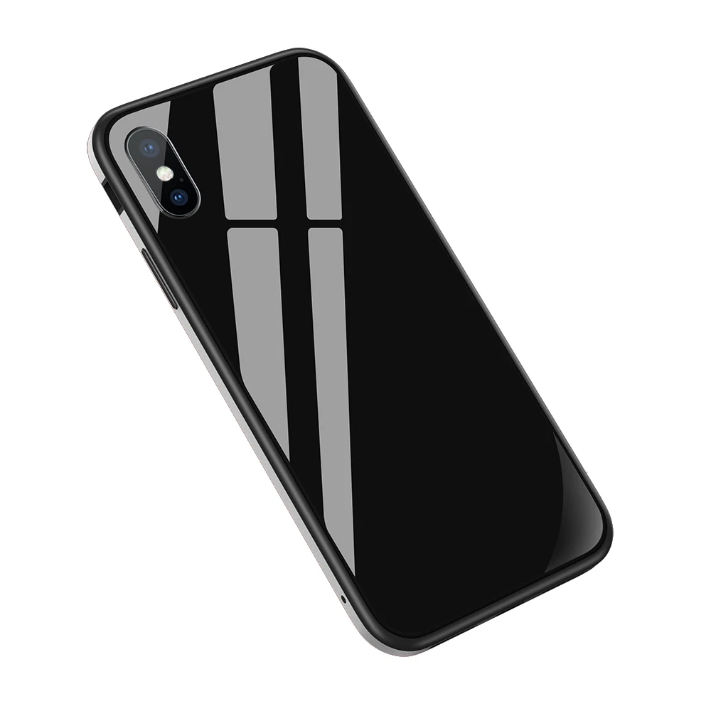 Прозрачный стеклянный чехол SULADA для iPhone 6/6S 7 8 PLUS Гибридный Металлический корпус