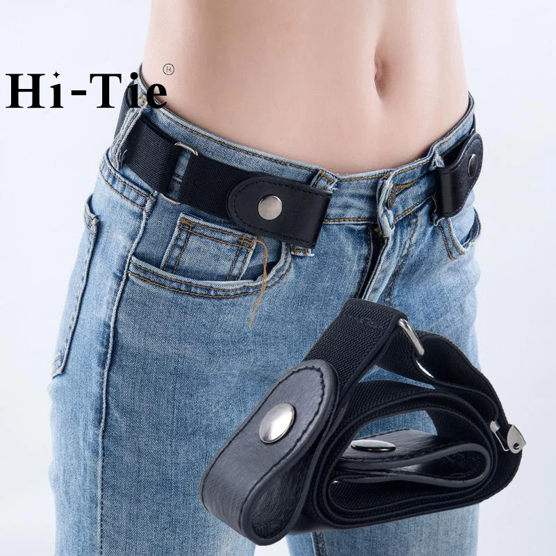 Эластичный пояс для джинсов 15 цветов без пряжки красный желтый пряжки|Мужские