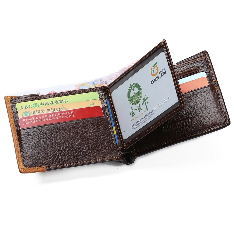 Мужской кожаный кошелек наивысшего качества брендовый роскошный мужской