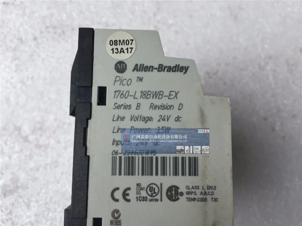 A B PLC 1760-L18BWB-EX (Новый оригинал) 100% Новый На складе с гарантией на один год. Если вам