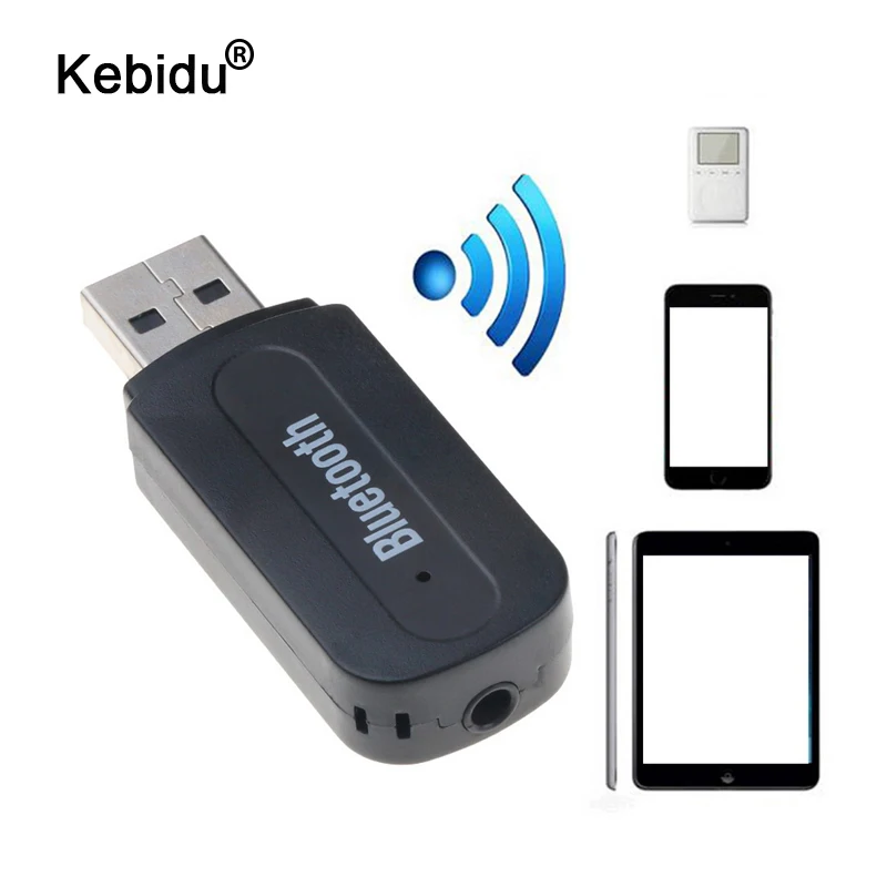 Kebidu Bluetooth AUX беспроводной портативный мини музыкальный приемник стерео аудио для
