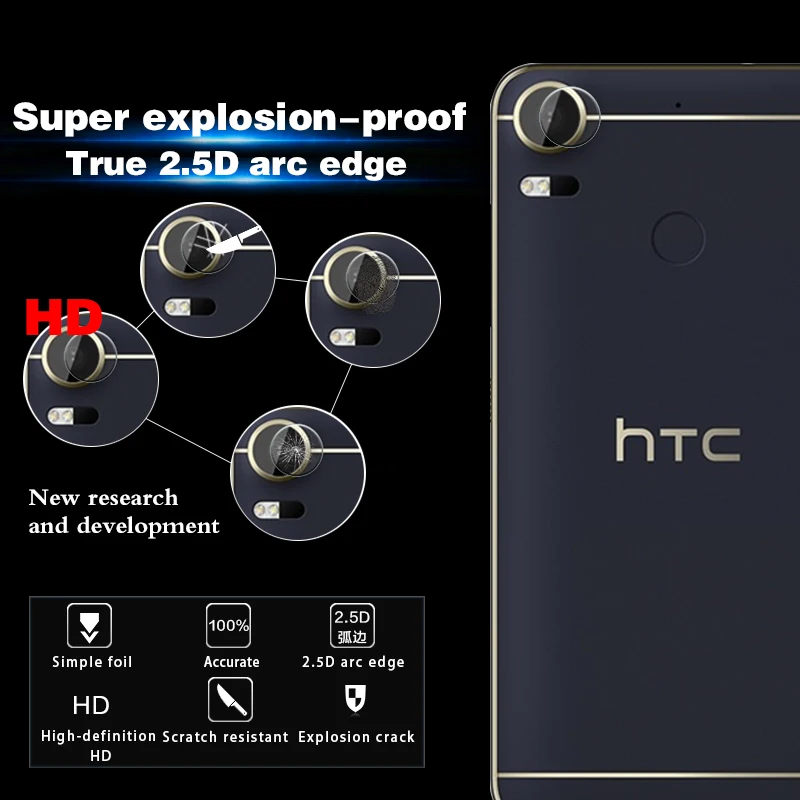 Ультра тонкая задняя Камера объектив закаленная стеклянная пленка аналого