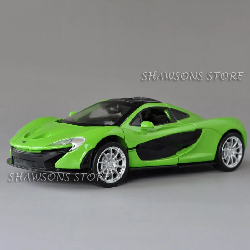 1:32 литой спортивный автомобиль модель игрушки McLaren P1 Реплика со звуком