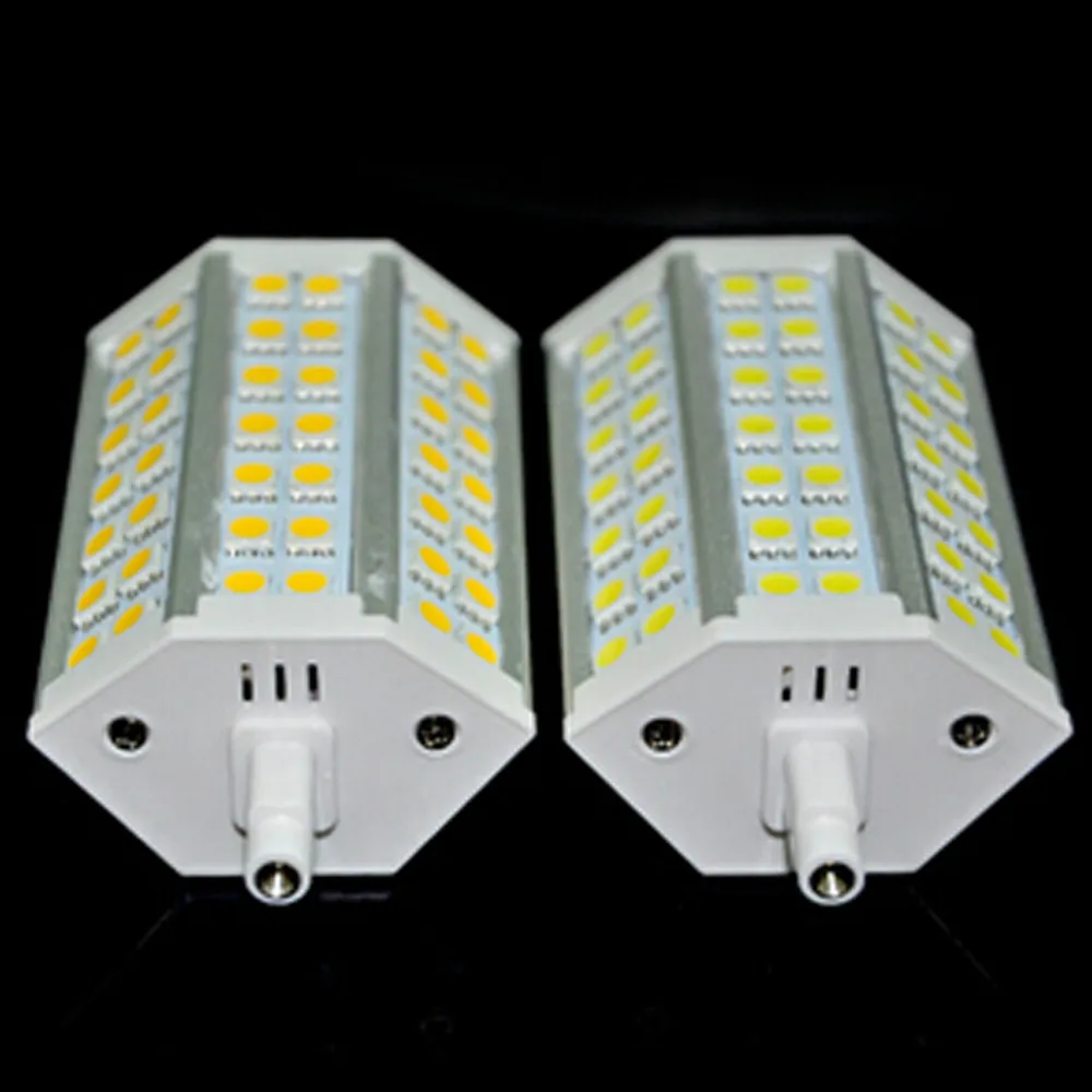 10x R7S Светодиодная лампа 5050 smd 78 мм/118 мм/138 мм/189 мм/12 Вт 20 25 30 лампочка прожектор в