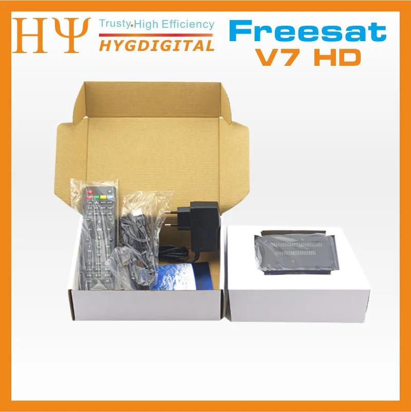 Оригинальный Freesat V7 DVB S2 HD спутниковый ТВ приемник + Wifi Поддержка PowerVu Biss ключ Cccamd