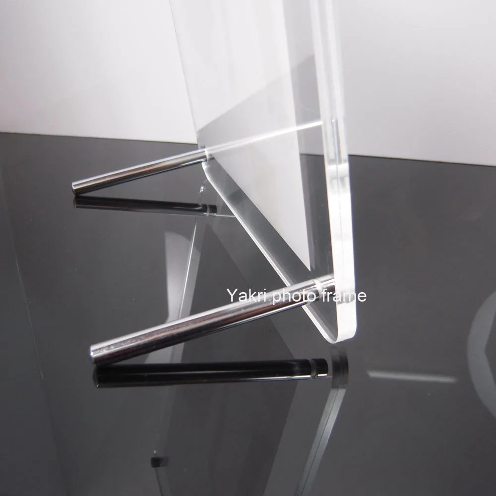 Круглая угловая акриловая стойка для фоторамки винтовая рамка дисплея PF023-2 | Дом