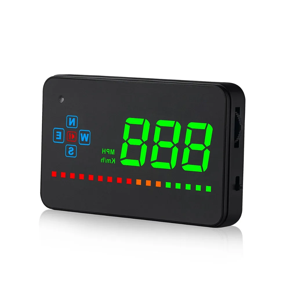 Dealcoo 3 5 дюймов HUD Автомобиль gps Head Up дисплей проектор на лобовое стекло скорость