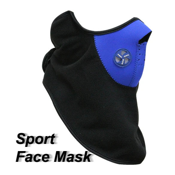 2017 Горячая Распродажа синяя Неопреновая Шея теплая маска для лица вуаль уличный