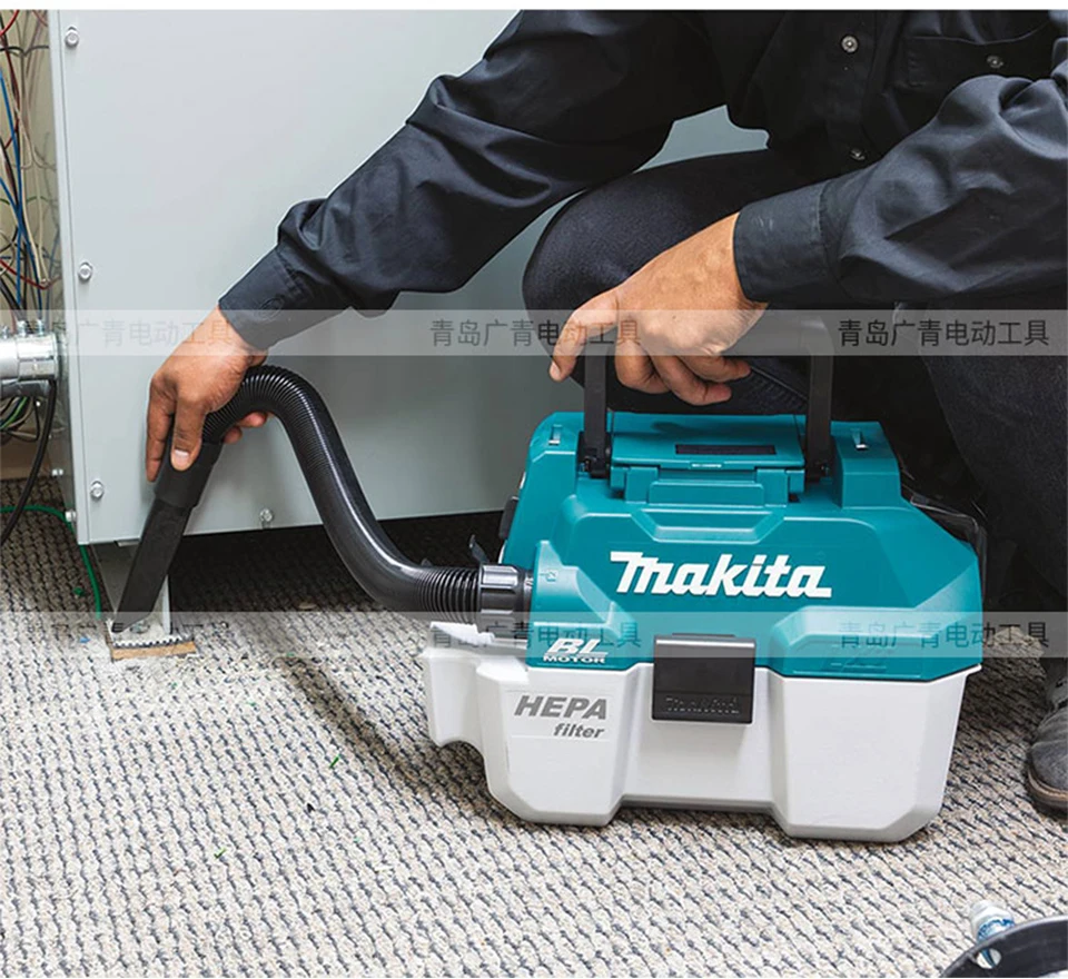 Япония Makita DVC750LZ промышленный/домашний пылесос плечевой ремень 18 бесщеточным двигателем зарядки робот пылесос 7.5L 1.6m3/мин 6.7kPa