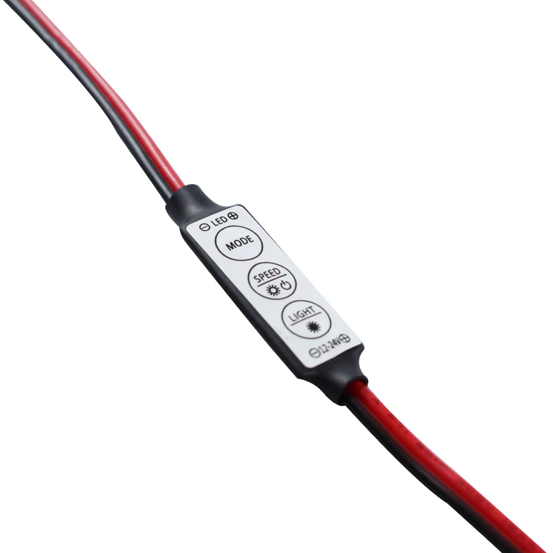 Контроллер диммера 12 В постоянного тока 3 клавиши миниатюрный одноцветный