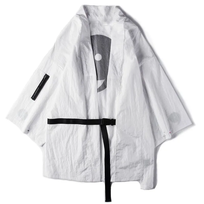 Aelfric Eden Male Kimono Cardigan Jackets Men Three Quarter Thin Jacket Breathable Suncreen Summer Swag Casual Streetwear YB03 | Мужская
