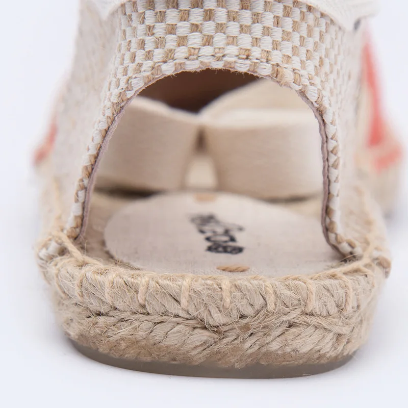 DZYM  Classic Canvas Espadrille Lino Women Flats Hemp Fashion Cross-tied Linen Loafers Stripe Fisherman Shoes Zapatos Mujer